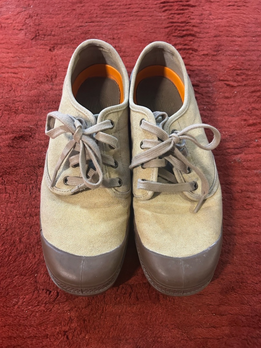 Palladium Low cut Canvas - in Beige